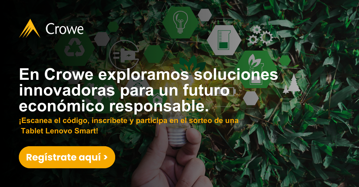 ¡Descubre el poder de las finanzas sostenibles con Crowe!